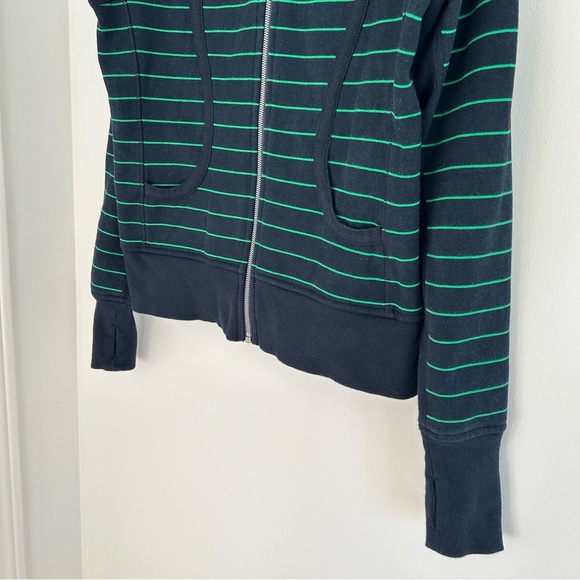 Lululemon Scuba Hoodie Green Bean Inkwell Size 12 - Picture 6 of 15